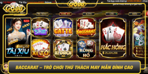 Baccarat Tro Choi Thu Thach May Man Dinh Cao0