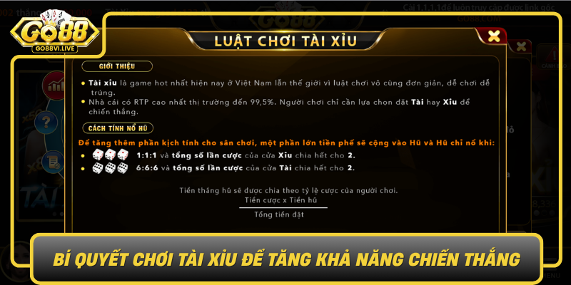 Khám Phá Tài Xỉu - Đỉnh Cao Của Game May Rủi Tại GO88 2 Bi Quyet Choi Tai Xiu De Tang Kha Nang Chien Thang0