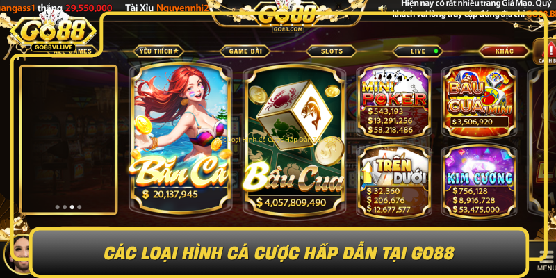 Đăng Ký GO88 – Hướng Dẫn Nhanh, An Toàn Và Hiệu Quả 2 Cac Loai Hinh Ca Cuoc Hap Dan Tai Go880