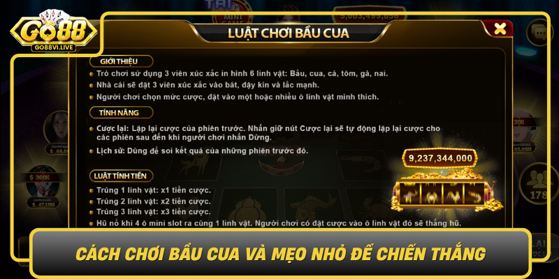 Khám Phá Sức Hút Của Bầu Cua - Trải Nghiệm Đỉnh Cao Tại GO88 3 Cach Choi Bau Cua Va Meo Nho De Chien Thang0