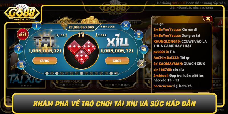 Khám Phá Tài Xỉu - Đỉnh Cao Của Game May Rủi Tại GO88 1 Kham Pha Ve Tro Choi Tai Xiu Va Suc Hap Dan0