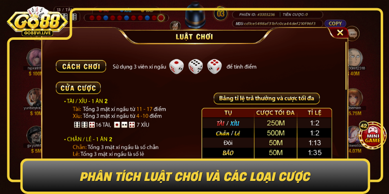 Phan Tich Luat Choi Va Cac Loai Cuoc0