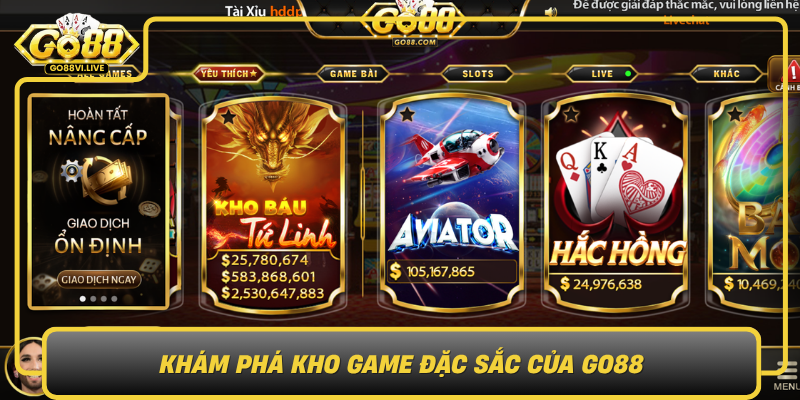 Kham Pha Kho Game Dac Sac Cua Go88